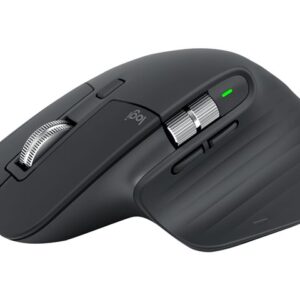 Logitech MX MASTER 3S - Mouse, Inalámbrico, Bluetooth, Óptico, 8000 dpi, Negro